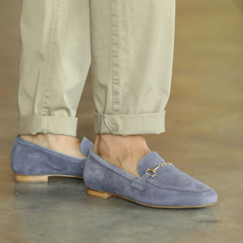 Froggie Shoes Shoes Loafer with Gold Trim in Manager - 12451