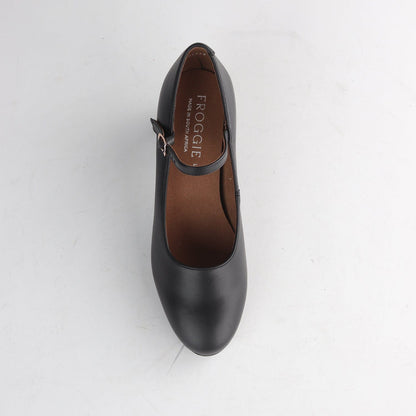 Froggie Shoes Shoes Mary Jane With Block Heel in Black - 13020