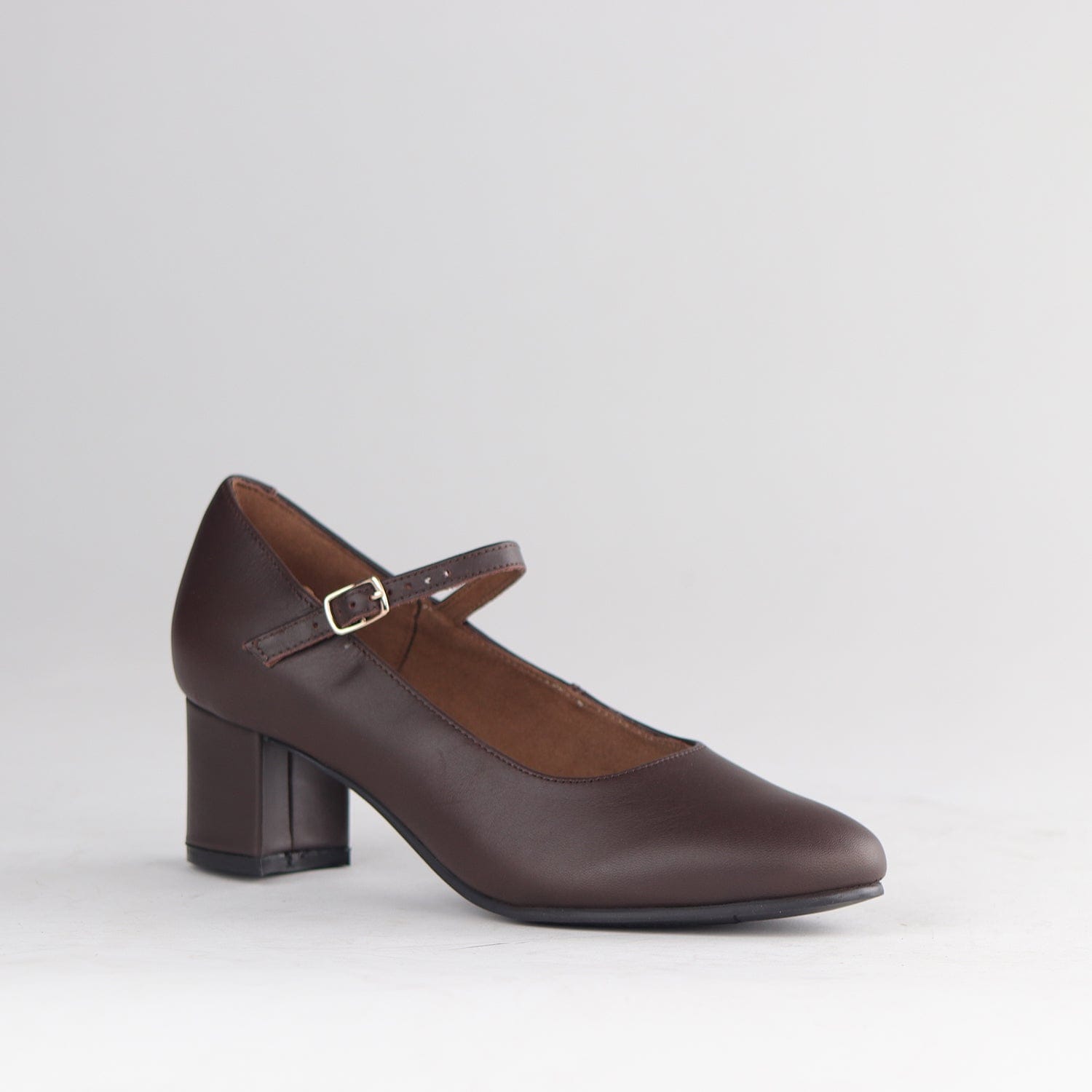 Froggie Shoes Shoes Mary Jane With Block Heel in Brown - 13020