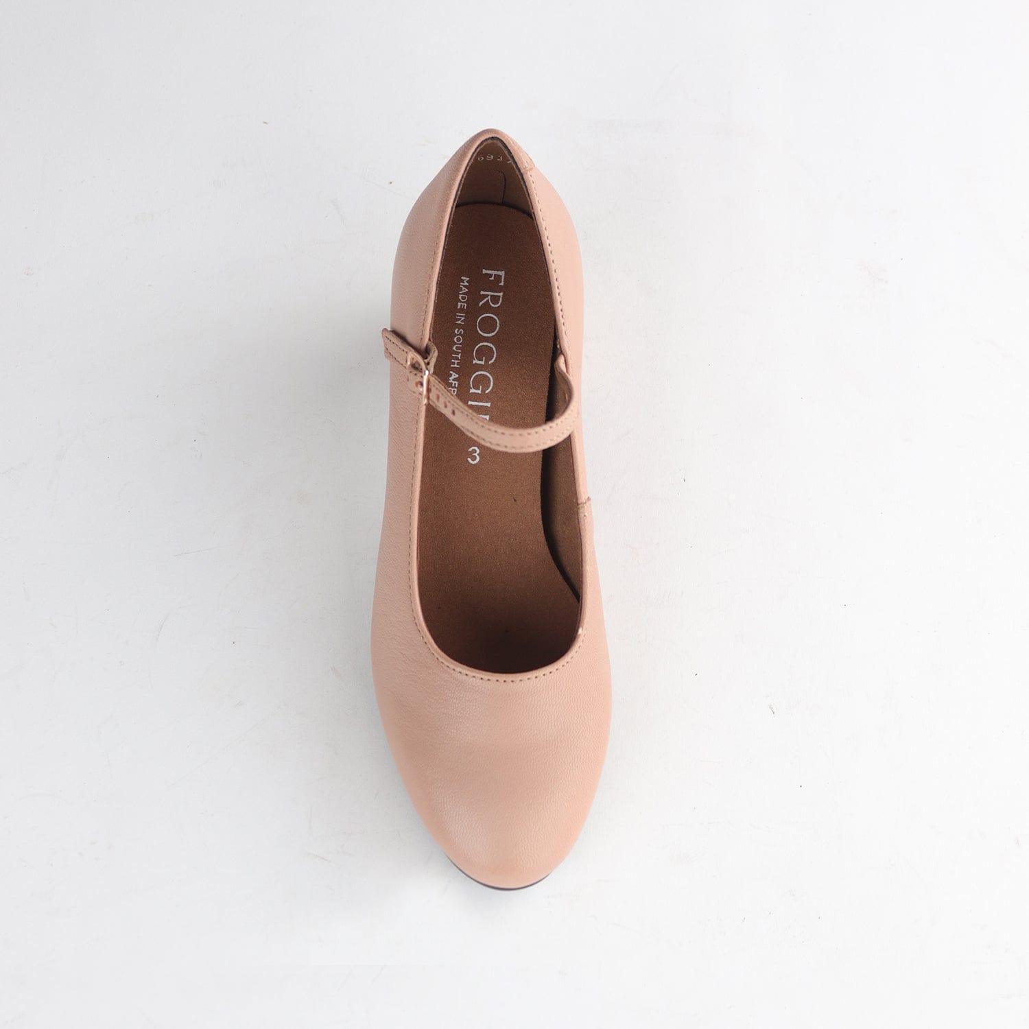 Froggie Shoes Shoes Mary Jane With Block Heel in Porcelain - 13020