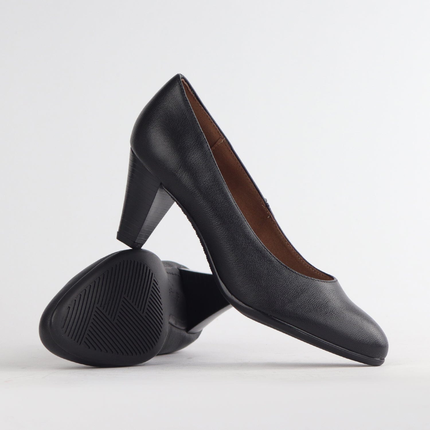 Froggie Shoes Shoes Mid Heel Court Shoe in Black - 12045