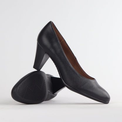 Froggie Shoes Shoes Mid Heel Court Shoe in Black - 12045