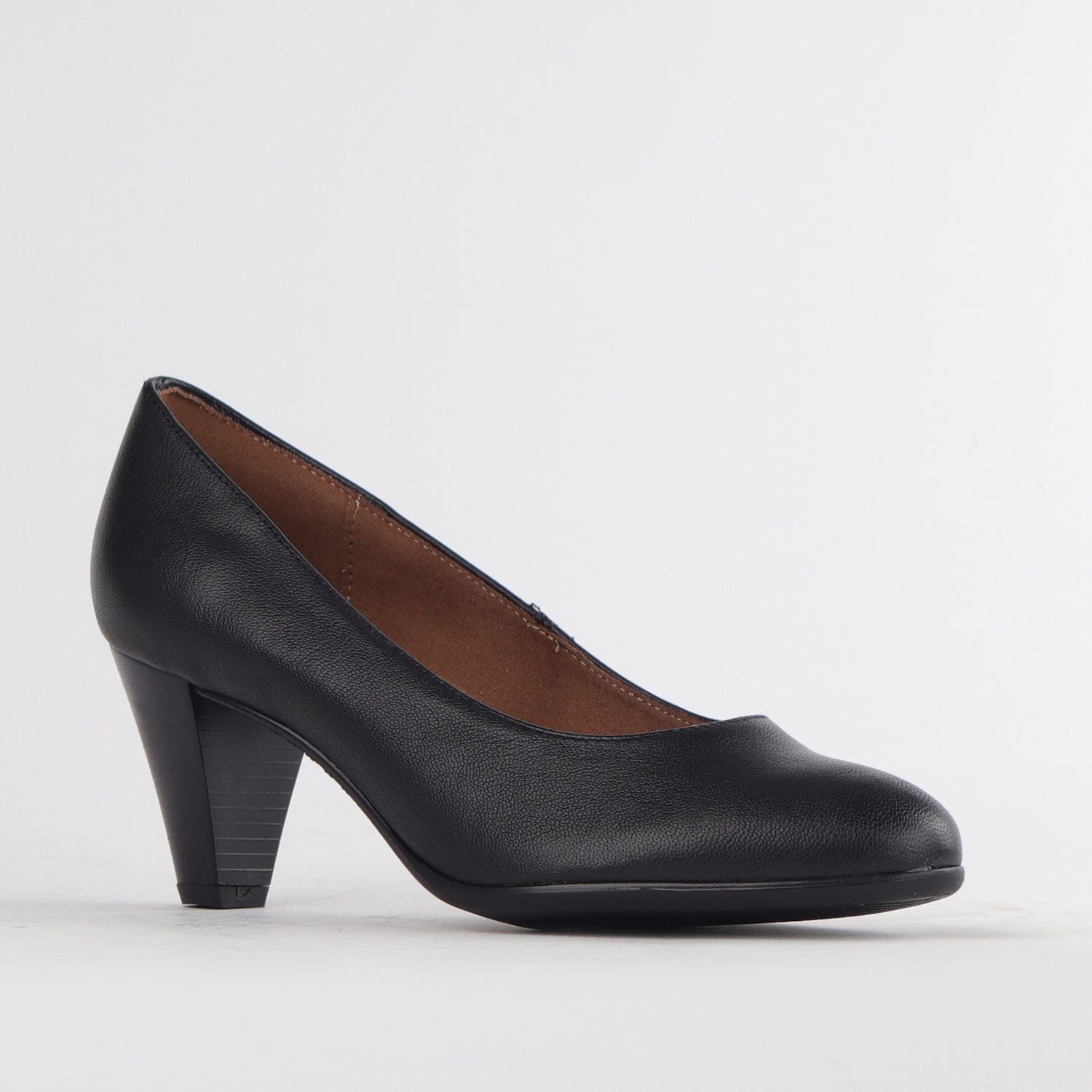 Froggie Shoes Shoes Mid Heel Court Shoe in Black - 12045