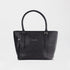 Froggie Shoes Shoes non / Black / 202-955 Bella Bianca Black Textured Tote Bag in Black Leather - 202-955