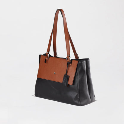 Froggie Shoes Shoes non / Black Multi / 202-958 Bella Bianca Leather Handbag in Black Multi - 202-958