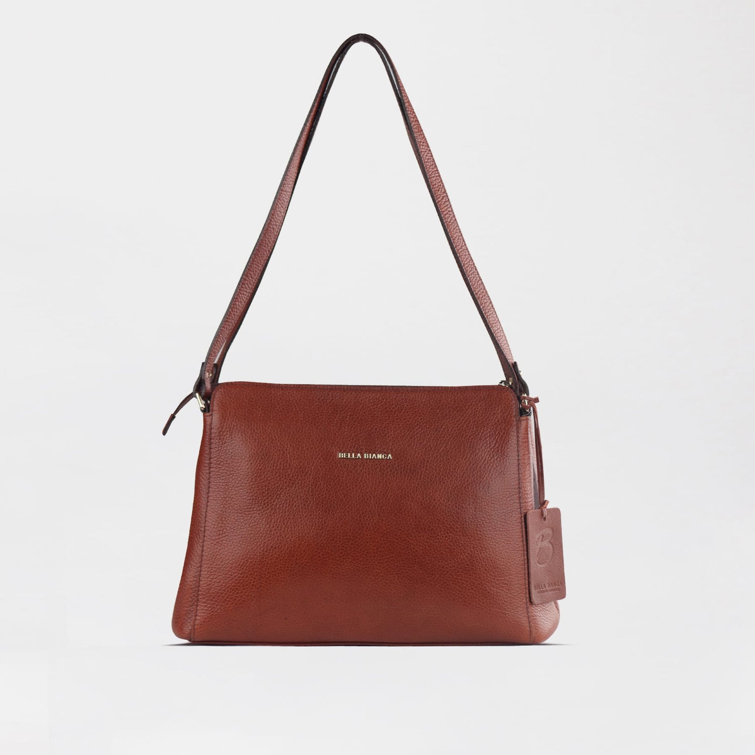 Froggie Shoes Shoes non / Tan / 202-962 Bella Bianca Shoulder Bag Tan Leather - 202-962