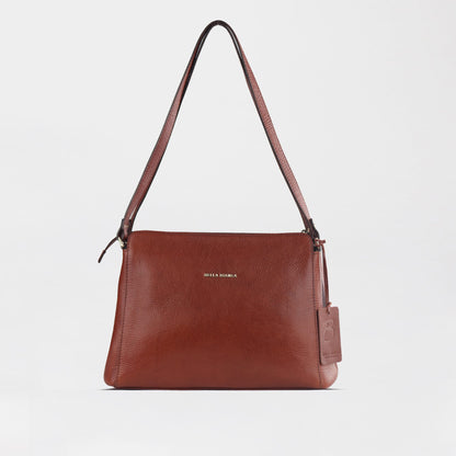 Froggie Shoes Shoes non / Tan / 202-962 Bella Bianca Shoulder Bag Tan Leather - 202-962