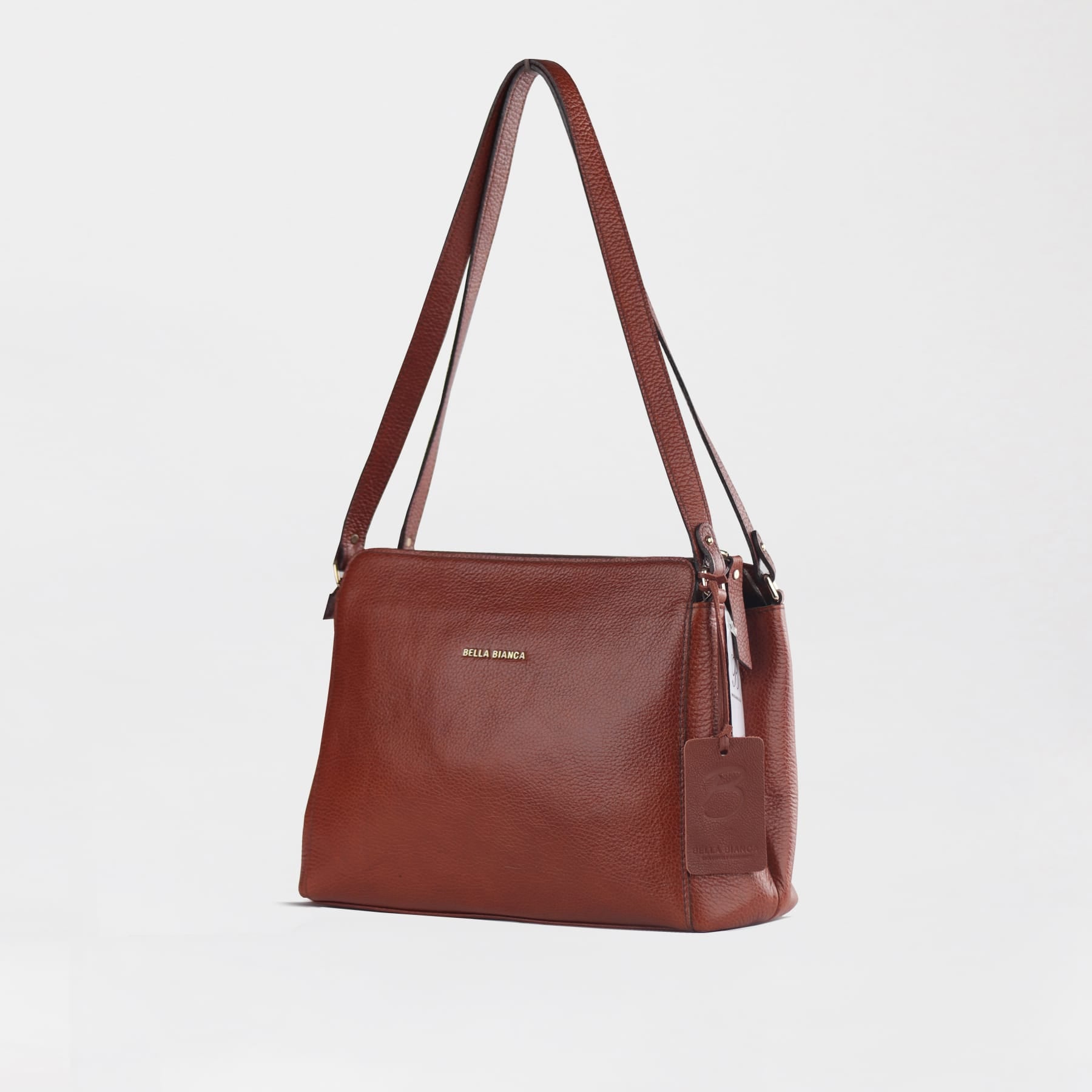 Froggie Shoes Shoes non / Tan / 202-962 Bella Bianca Shoulder Bag Tan Leather - 202-962