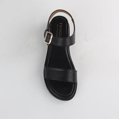 Froggie Shoes Shoes Platform Sandals in Black - 12508