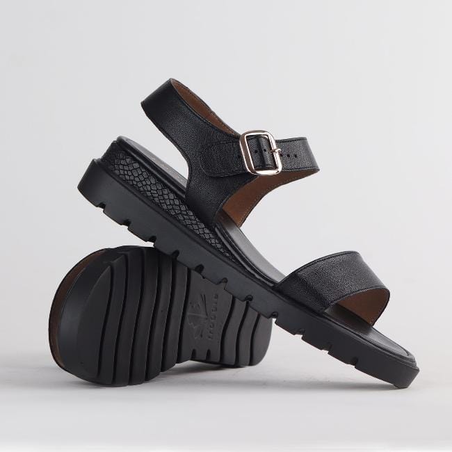 Froggie Shoes Shoes Platform Sandals in Black - 12508