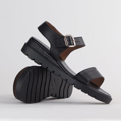 Froggie Shoes Shoes Platform Sandals in Black - 12508