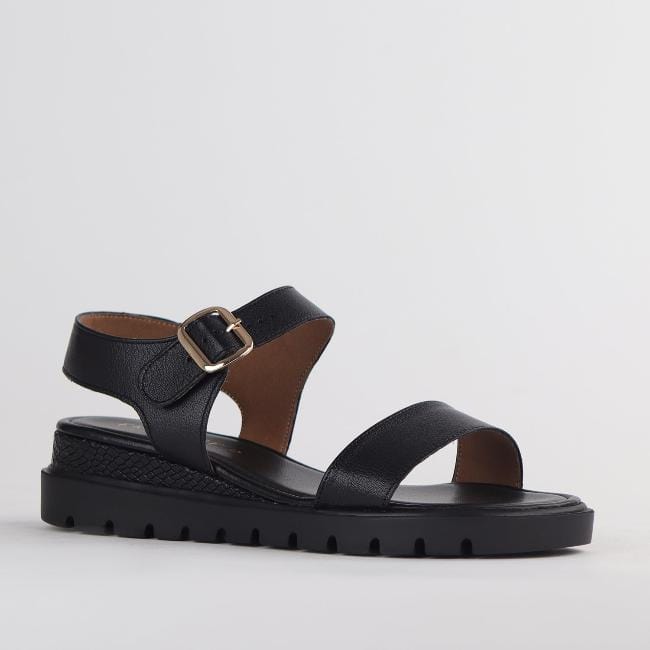 Froggie Shoes Shoes Platform Sandals in Black - 12508