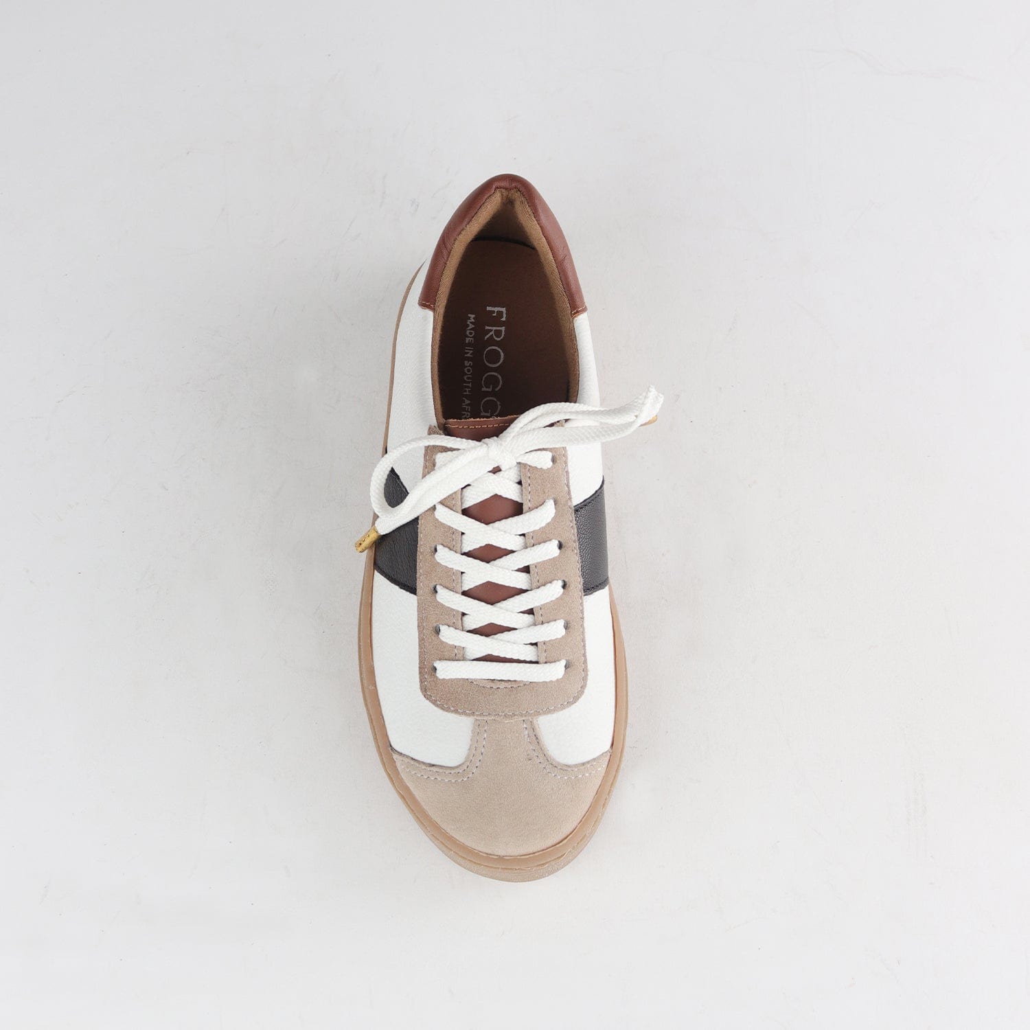 Froggie Shoes Shoes Retro Lace-up Sneaker in Ice Multi -12795