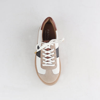 Froggie Shoes Shoes Retro Lace-up Sneaker in Ice Multi -12795