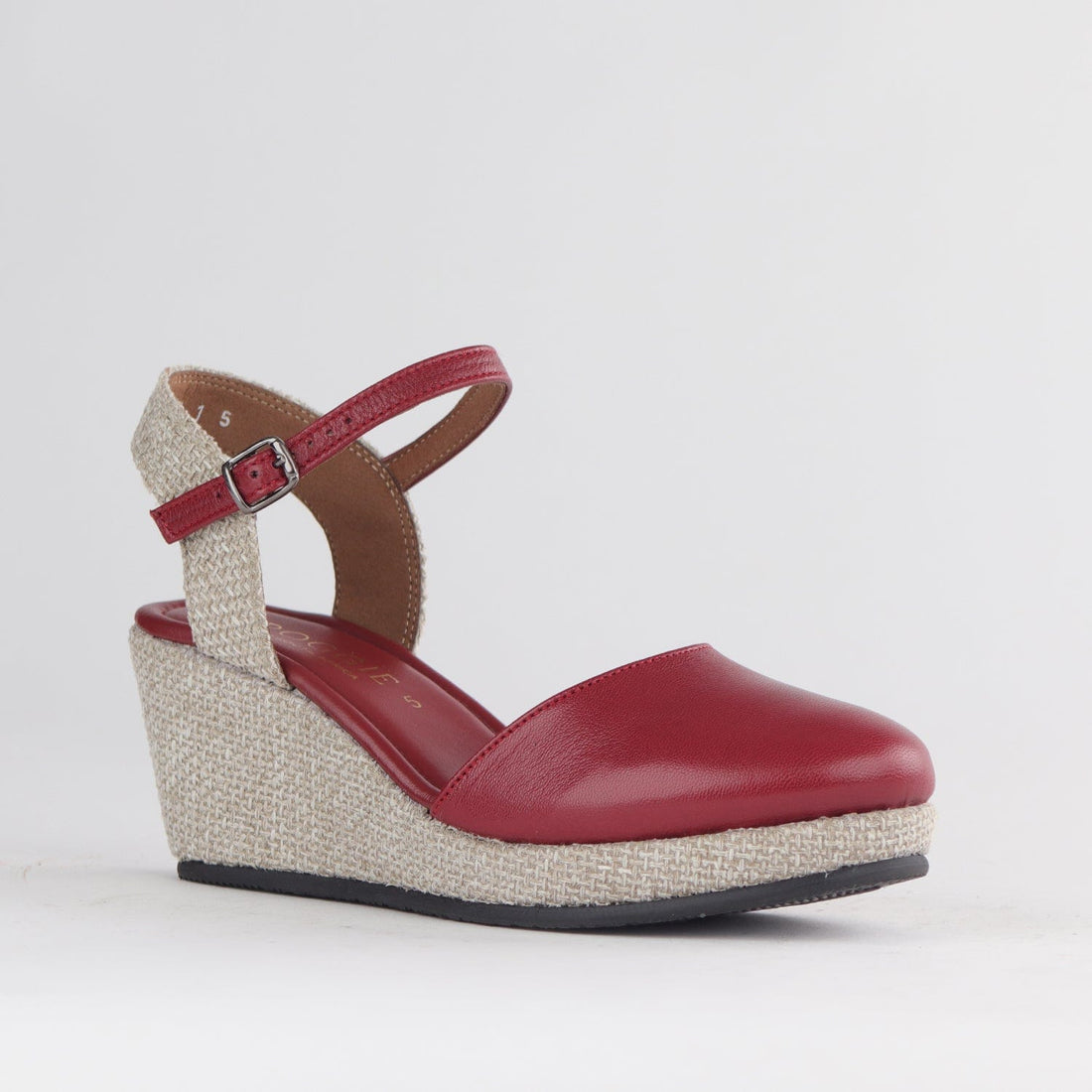 Froggie Shoes Shoes Slingback Wedge Sandal Red Multi - 10609