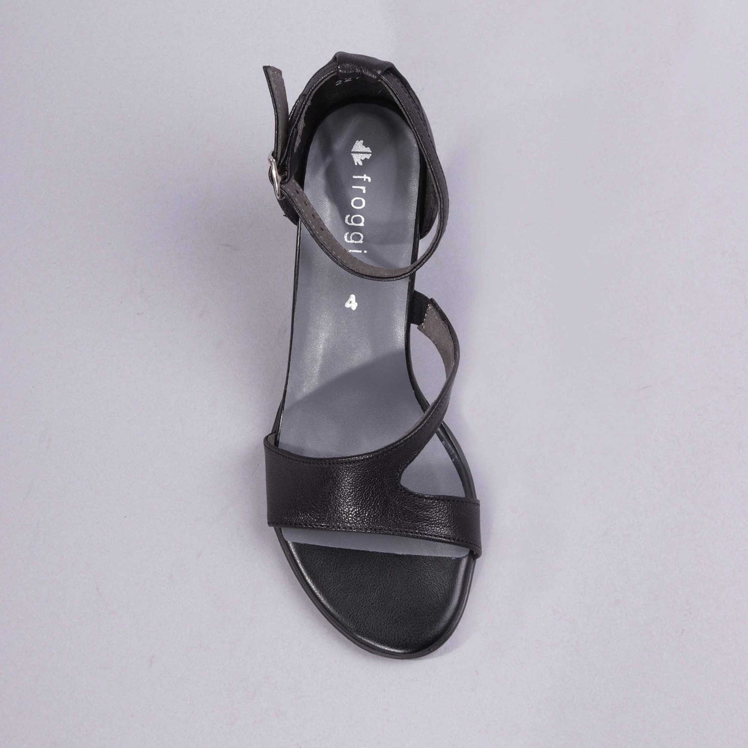 Froggie Shoes Shoes Strappy High Heel in Black - 12566