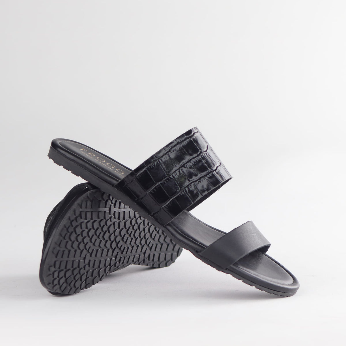 Froggie Shoes Shoes Two Strap Mule Sandal