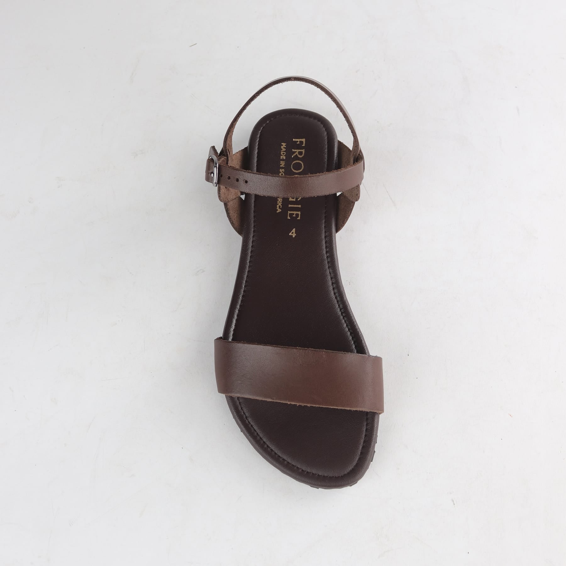 Froggie Shoes Shoes Unlined Flat Ankle Strap Sandal