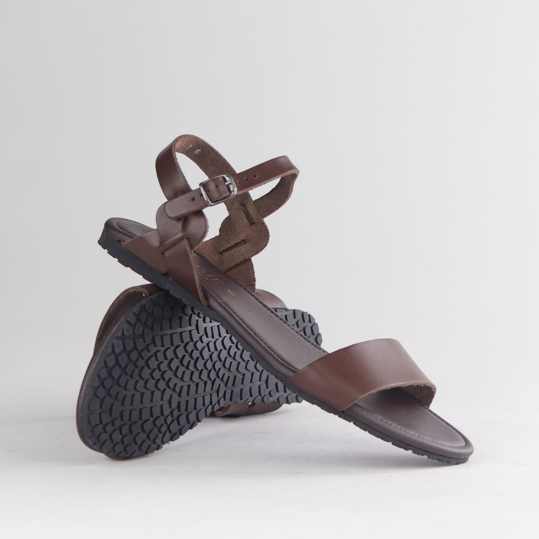 Froggie Shoes Shoes Unlined Flat Ankle Strap Sandal