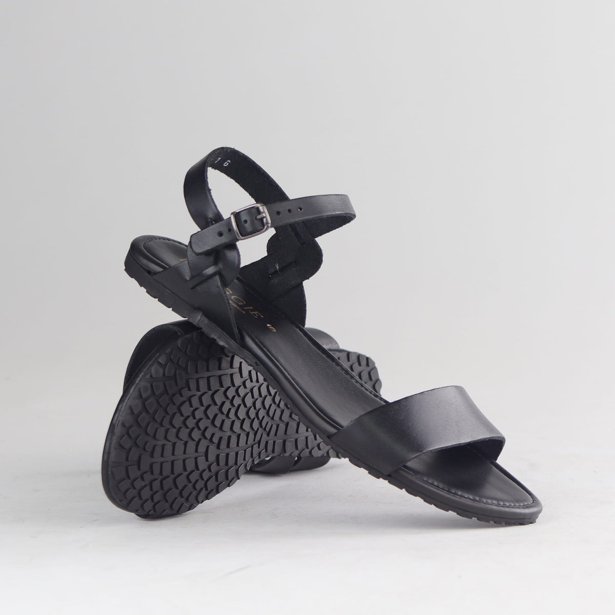 Froggie Shoes Shoes Unlined Flat Ankle Strap Sandal