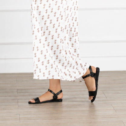 Froggie Shoes Shoes Unlined Flat Ankle Strap Sandal