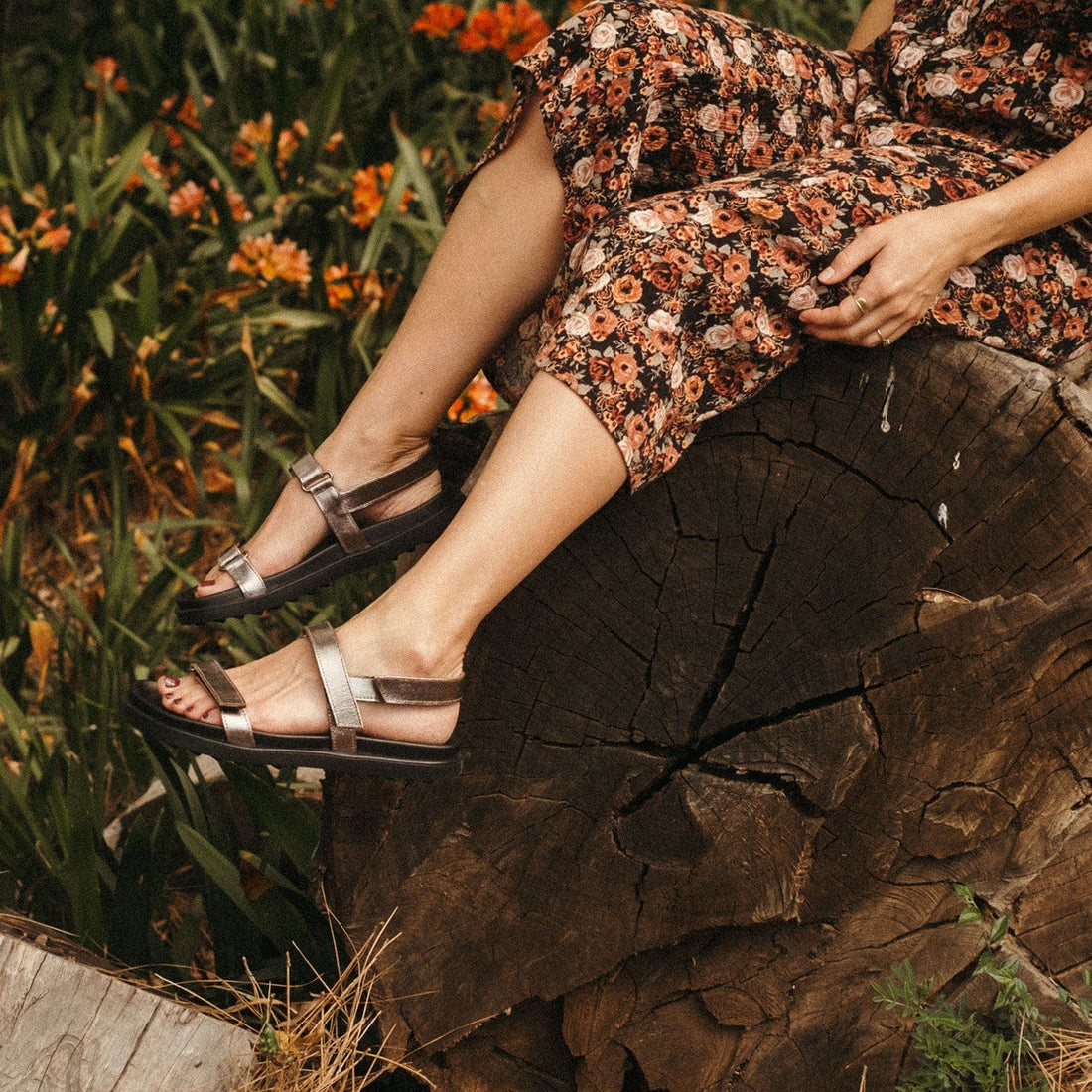 Froggie Shoes Shoes Velcro strop in Pewter - 12690