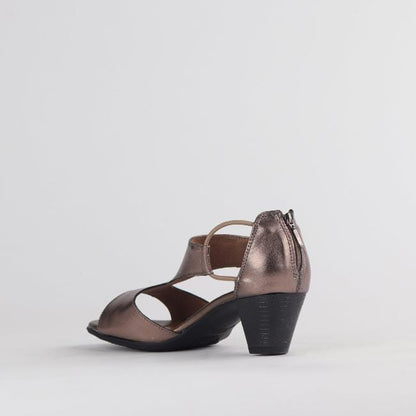 Froggie Shoes Shoes Wider Fit T-Bar Heel in Lead  - 11645