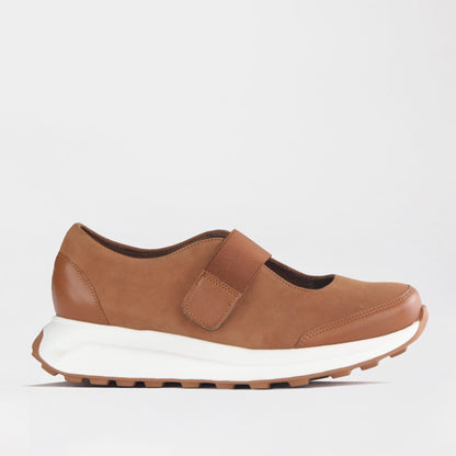 Froggie Shoes Sneakers C37 / Tan Multi / 13115 Athleisure Mary Jane Sneaker