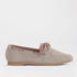 Froggie Women’s Boat Shoe- Beige Suede - 12971