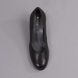 Court Shoe in Black - 12637