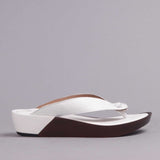 Rox Thong Sandal in Ivory 