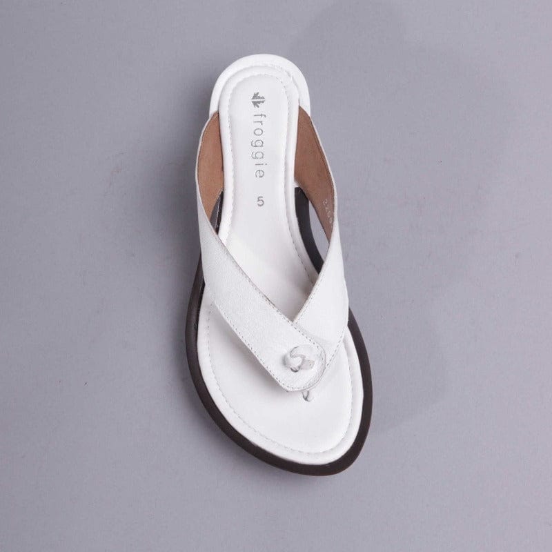 Rox Thong Sandal in Ivory