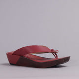 Rox Thong Sandal in Red