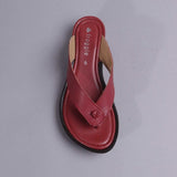 Rox Thong Sandal in Red