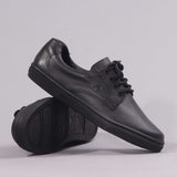 Boys Lace-up School Shoe in Black