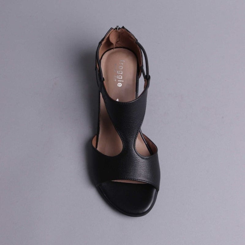 Wider Fit T-Bar Heel in Black