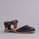 Mary Jane Sandal in Black