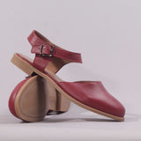 Mary Jane Sandal in Red