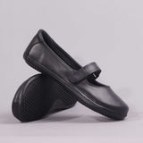 Low-Bar Girls School Shoes in Black