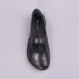 Low-Bar Girls School Shoes in Black
