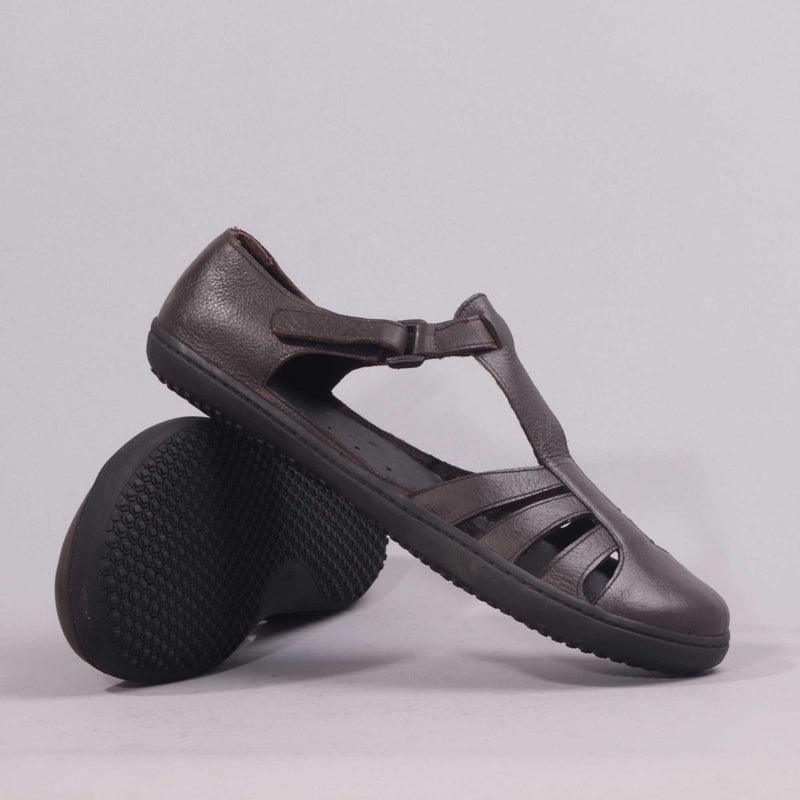 Girls School Sandal in Brown