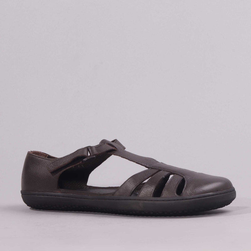 Girls School Sandal in Brown