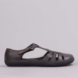 Girls School Sandal in Brown 
