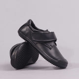 Boys Velcro School Shoes in Black
