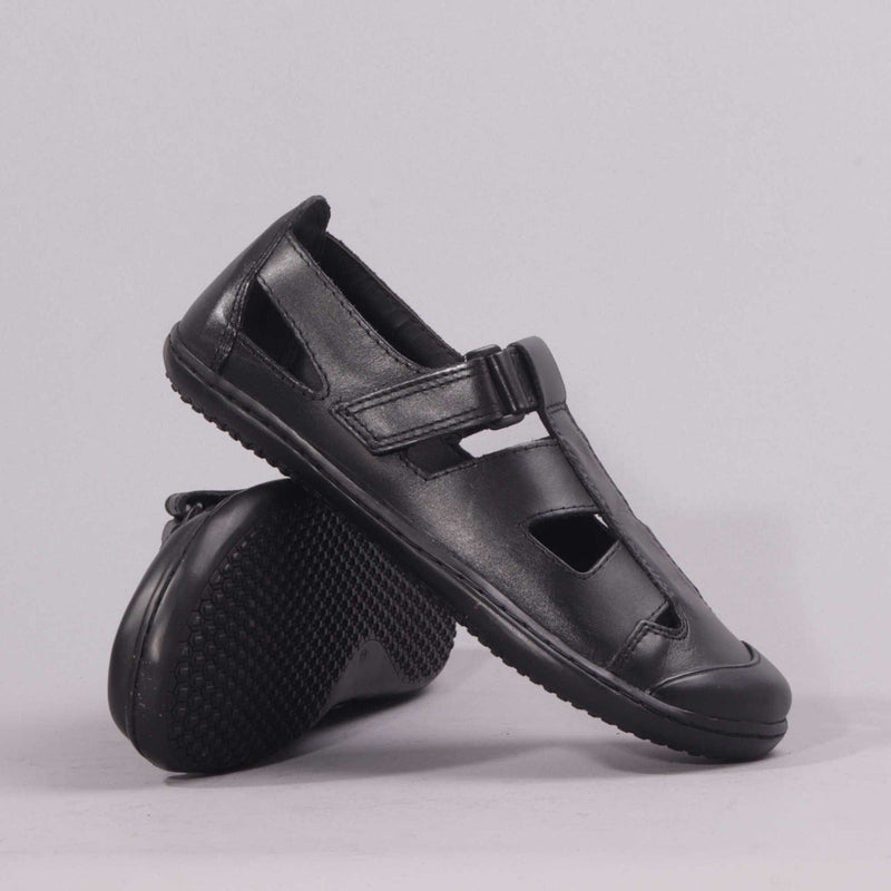 Boys School Sandal in Black