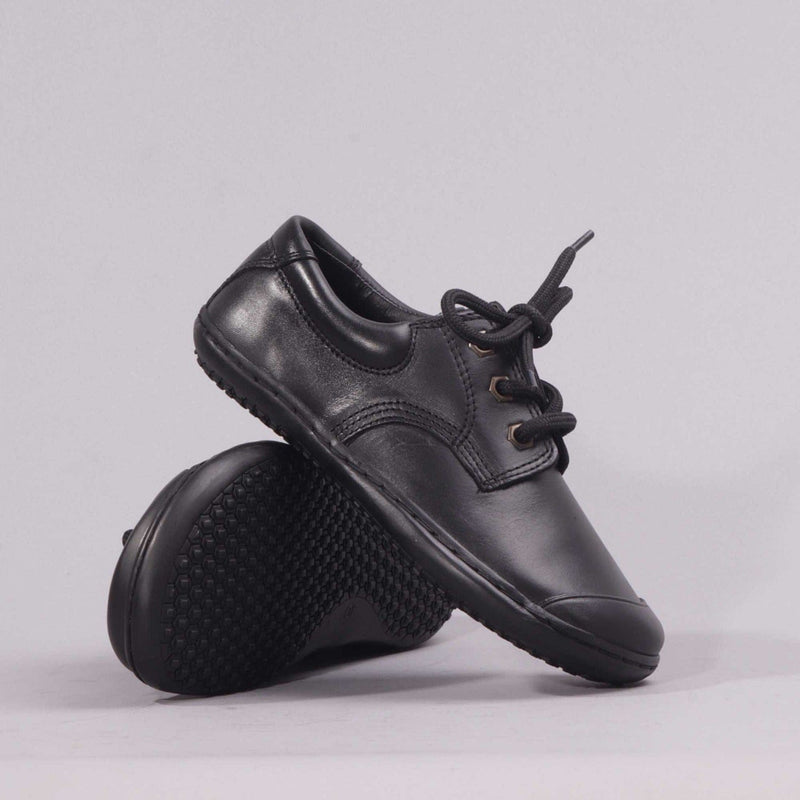 Boys Lace-up School Shoes in Black