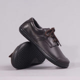 Boys Lace-up School Shoes in Brown