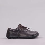 Boys Lace-up School Shoes in Brown