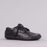 Boys Lace-up School Shoes in Black