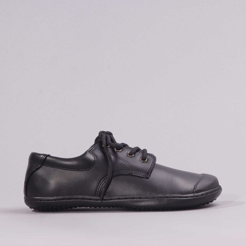 Boys Lace-up School Shoes in Black